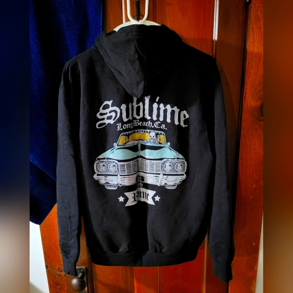 Sublime rare full zip hoodie, unisex size medium. NWOT. - Picture 1 of 10